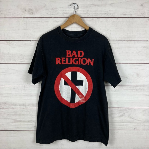 Vintage Other - Vintage 1990s Bad Religion Band Single Stitch T Shirt Large